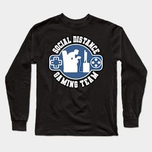 Social Distancing Gaming Gamer Corona Covid-19 Long Sleeve T-Shirt